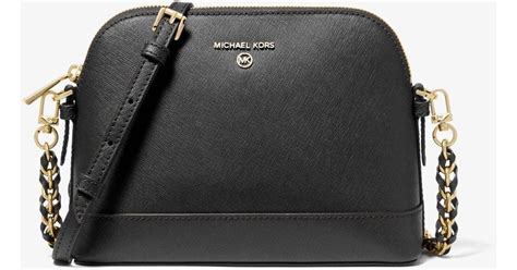 michael kors saffiano black|Michael Kors large saffiano crossbody.